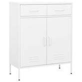 Storage Cabinet White 31.5x13.8x40 Steel