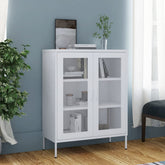 Storage Cabinet White 31.5x13.8x40 Steel