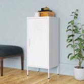 Storage Cabinet White Steel Medium Heavy Weight Endurance