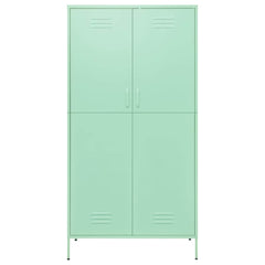 Wardrobe Mint Steel 35.4 x 19.7 x 70.9 in Modern Mint Wardrobe