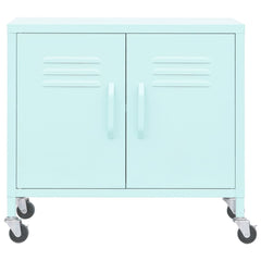 Storage Cabinet Mint Steel Small Storage Cabinet Rectangular
