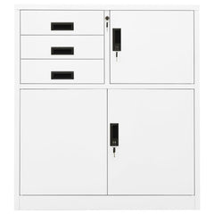 Office Cabinet White Steel Medium Office Cabinet Rectangular
