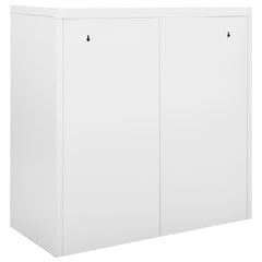 Gray Sliding Door Cabinet Steel Medium