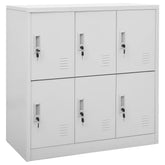 Locker Cabinet Light grey Steel Medium Durable Locker Cabinet