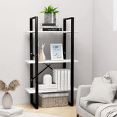 Storage Shelf White Metal Medium Storage Shelf Rectangular