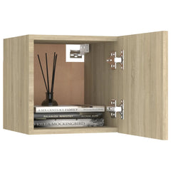 Bedside Cabinet Sonoma oak Engineered wood 12.0x11.8x11.8 in