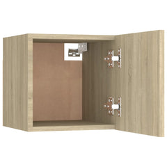 Bedside Cabinet Sonoma oak Engineered wood 12.0x11.8x11.8 in