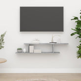 Wall Shelf Concrete grey Engineered wood Medium Wall Shelf