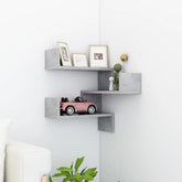 Wall shelves with Shelf Concrete Grey 15.75 x 15.75 x 19.49 in