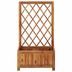Garden Raised Bed Natural wood color Solid acacia wood Medium