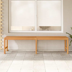 Garden Bench Warm Teak Solid Teak Wood 70.9 in length Durable