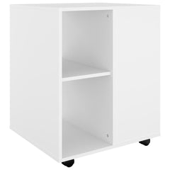 Storage Cabinet White Engineered wood Medium Sleek