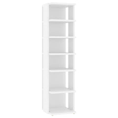 Shoe Cabinet White Engineered wood Tall and narrow Shoe Cabinet