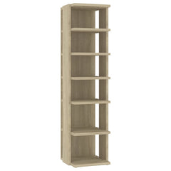 Shoe Cabinet Sonoma oak Engineered wood Compact Shoe Cabinet