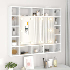 Mirror Cabinet White Engineered wood Wall mounting Mirror Cabinet