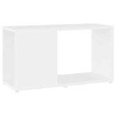 TV Cabinet White Engineered wood Small TV Cabinet Rectangular