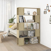 Book Cabinet Room Divider Sonoma Oak Engineered Wood Medium