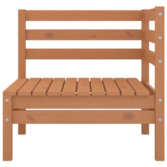 Garden Lounge Set Honey brown Solid pinewood Medium Modular