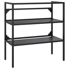 Bathroom Sink Frame Black Powder-coated iron Medium