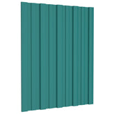 Roof Panel 12 pcs Green 23.62 x 17.72 in Galvanised steel