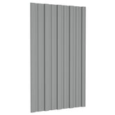 Roof Panel 12 pcs Grey 31.50 x 17.72 in Galvanised steel