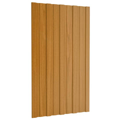 Roof Panel 12 pcs Natural 31.50 x 17.72 in Galvanised steel