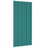 Roof Panel 36 pcs Green 39.37 x 17.72 in Galvanised steel