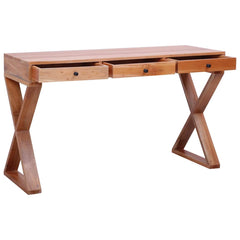 Computer Desk Natural Solid mahogany wood Medium Computer Desk