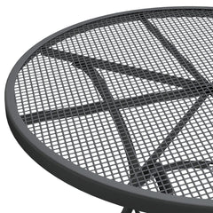 Garden Table Anthracite Expanded Metal Mesh Medium Durable