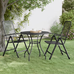 Garden Table Anthracite Expanded Metal Mesh Medium Durable