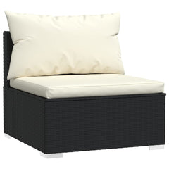 3-seater Sofa Black