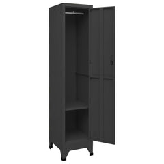 Locker Cabinet Anthracite Steel Large Locker Cabinet