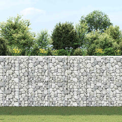 Gabion Raised Bed Silver Iron Medium Heavy Duty