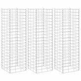Gabion Raised Bed Silver Iron Medium Heavy Duty