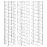 Gabion Raised Bed Silver Iron Extra Tall Gabion Raised Bed