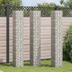 Gabion Raised Bed Silver Rust-proof and weather-proof iron Large