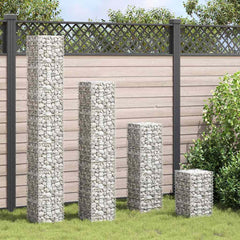 Gabion Raised Bed Silver Iron Medium Durable Gabion Raised Bed