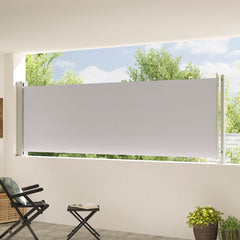 Side Awning Gray Polyester with PU coating, powder-coated steel