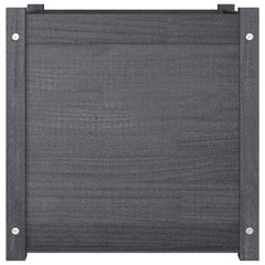 Garden Planter Grey Solid pinewood Medium Tough Garden Planter