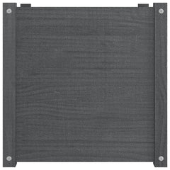 Garden Planter Grey Solid pinewood Medium Tough Garden Planter