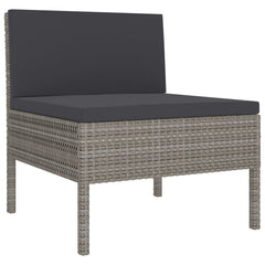 Garden Lounge Set Grey