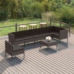 Garden Lounge Set Grey
