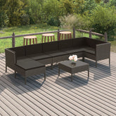 Garden Lounge Set Grey, Anthracite