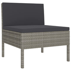 Garden Lounge Set Grey
