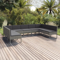 Garden Lounge Set Grey, Anthracite