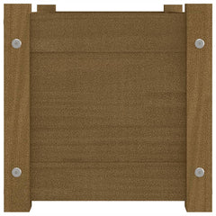 Garden Planter Honey brown Solid pinewood 23.6 in Durable