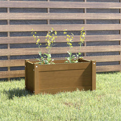 Garden Planter Honey brown Solid pinewood 23.6 in Durable