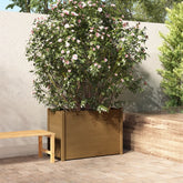 Garden Planter Honey brown Solid pinewood Large Tough