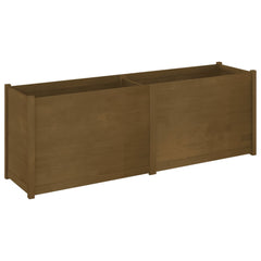 Garden Planter Honey brown Solid pinewood