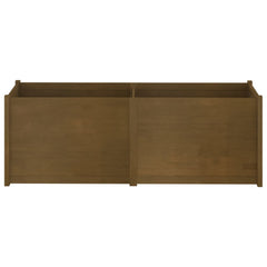 Garden Planter Honey brown Solid pinewood